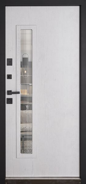 Двери входные с терморазрывом Tower ABWEHR, (860/960х2050 мм), Lampre Венге темный + Сосна прованс 1467 фото