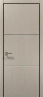 Межкомнатные двери алюминиевый торец TMDOORS (600х2000 мм), TM18-001-04, Дуб филадельфия крем TM18-001-04 фото