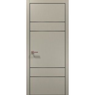 Межкомнатные двери алюминиевый торец TMDOORS (600х2000 мм), TM34-001-04, Дуб филадельфия крем TM34-001-04 фото