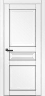 Межкомнатные двери TMDOORS VICTORIYA-O (600х2000 мм), TMD6-001-01, Белая структура TMD6-001-01 фото