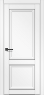 Межкомнатные двери TMDOORS MELITOPOL- PG.О (600х2000 мм), TMD3-001-01, Белая структура TMD3-001-01 фото