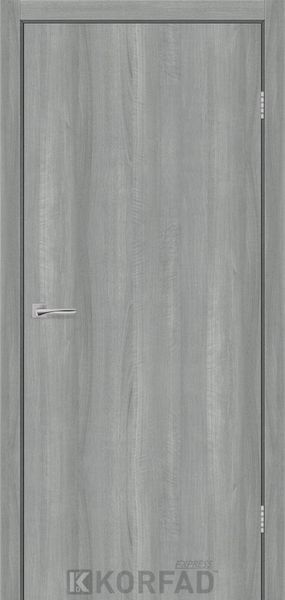 Межкомнатные двери Korfad CORNER (600х2000 мм), CO-001-04, Ясень Гранит CO-001-03 фото
