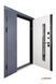 Двері вхідні полуторні з терморозривом Tower Termix 1200 ABWEHR, (1200x2050 мм), Lampre Антрацит + Сосна прованс 1545 фото 17