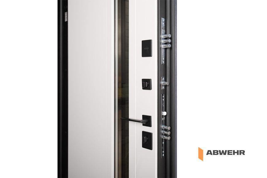 Двері вхідні полуторні з терморозривом Tower Termix 1200 ABWEHR, (1200x2050 мм), Lampre Антрацит + Сосна прованс 1545 фото