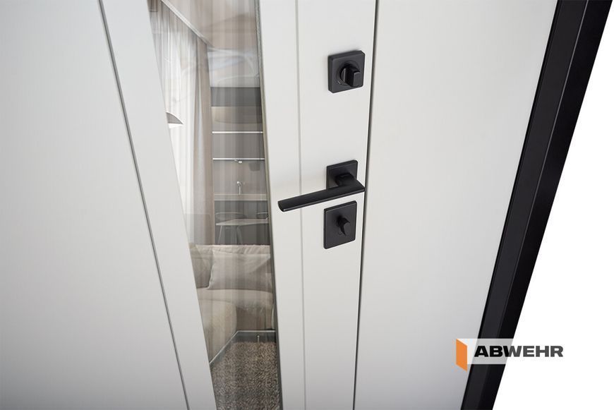 Двері вхідні полуторні з терморозривом Tower Termix 1200 ABWEHR, (1200x2050 мм), Lampre Антрацит + Сосна прованс 1545 фото